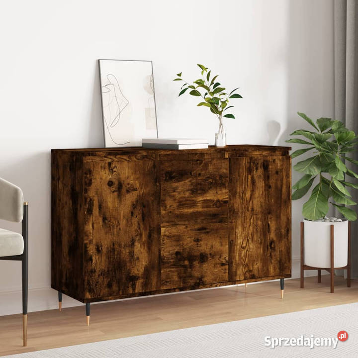 Szafka przydymiony dąb 104x35x70 materiał Warszawa