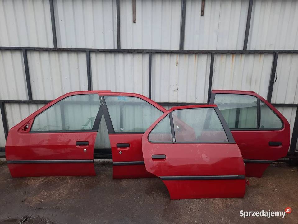PEUGEOT 306 SEDAN DRZWI LEWE PRAWE PRZOD TYL Drzwi Włoszczowa
