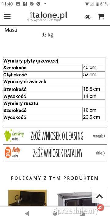 Pieco kuchnia Suchodoły