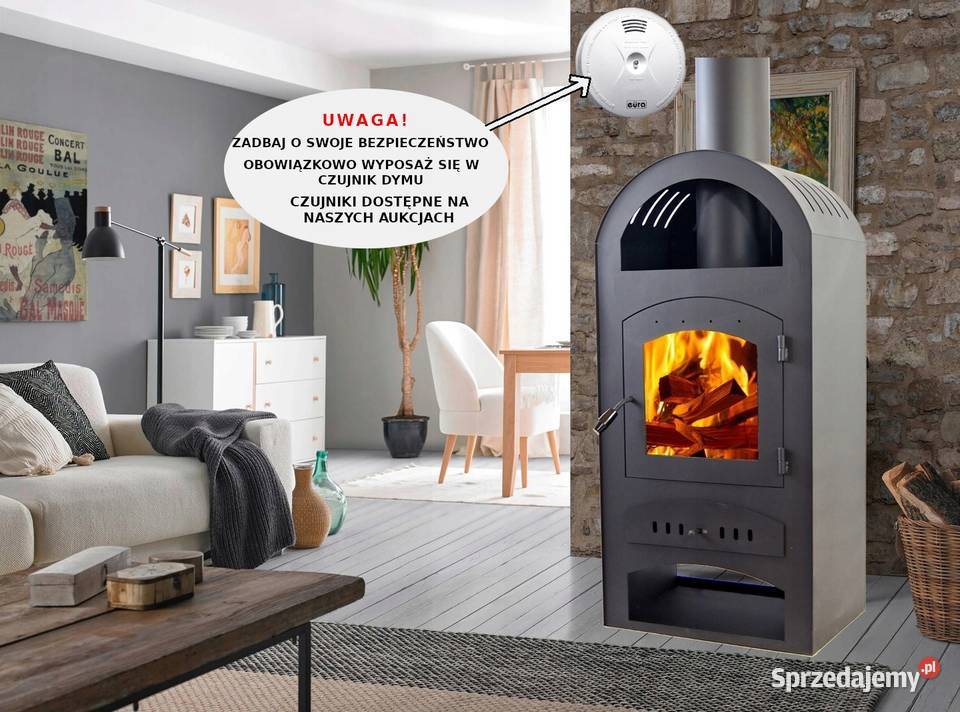 PIEC KOZA KOMINEK STALOWY MOCNY HADES KOZA ATEST małopolskie Skawina