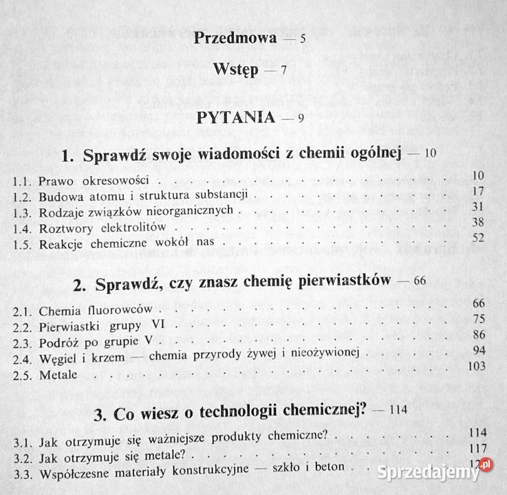 Sprawdż czy znasz chemię testy egzaminacyjne W Chełm