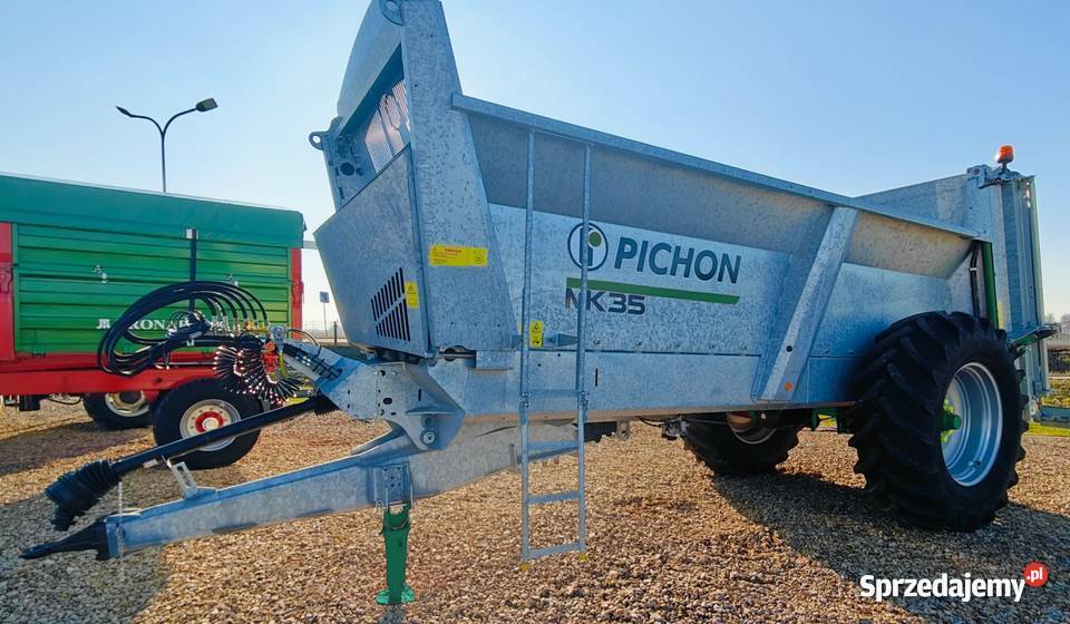 Rozrzutnik obornika PICHON MK 35 ocynkowany 14m3 sprzedam
