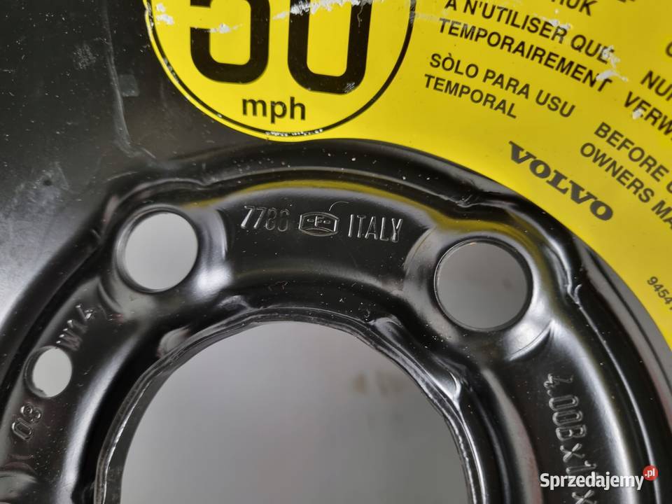 KOŁO DOJAZDOWE Volvo S80 I V70 II S60 I 12580 sprzedam