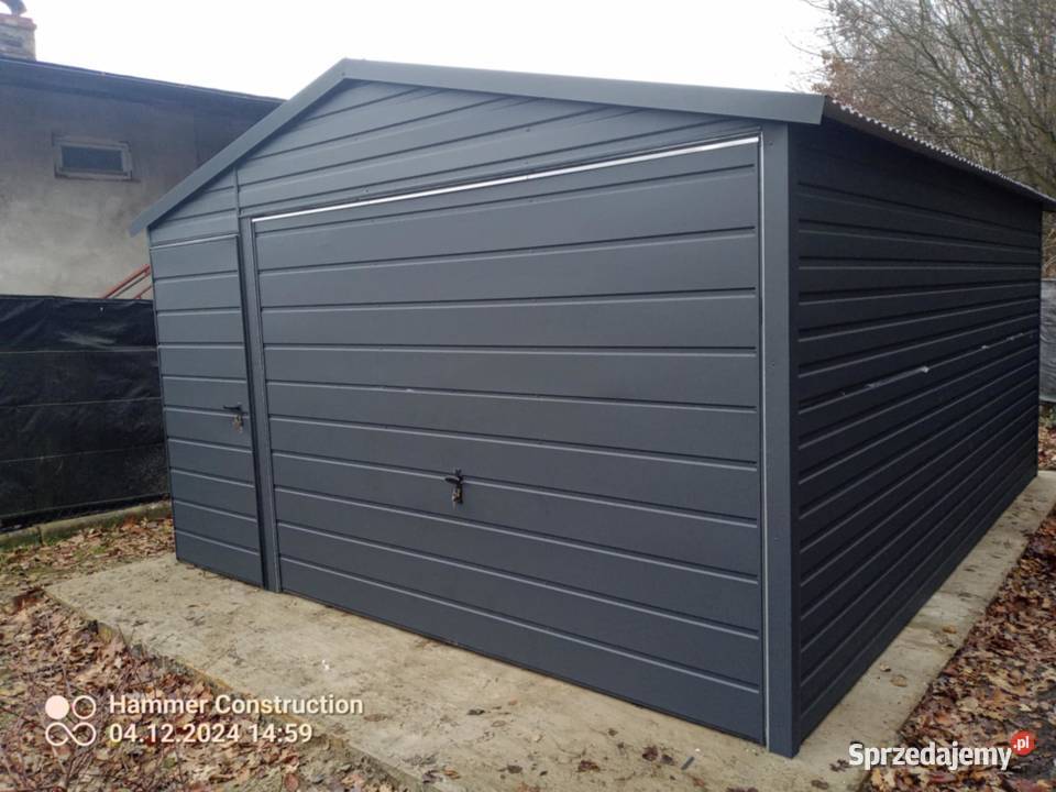 Garaż blaszany Wzmocniony PROFILAMI Producent Mińsk Mazowiecki sprzedam