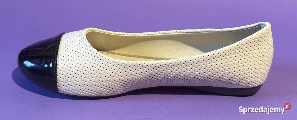 Beżowe baleriny połysk rozmiar 40 BAL9 Żyrardów