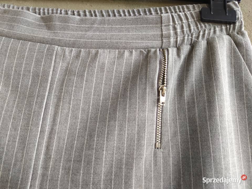 szaro białe materiałowe spodnie Vero Moda L Spodnie Zembrzyce sprzedam