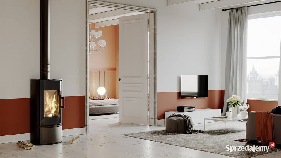 DEFRO HOME ORBIS piecyk wolno stojący EKO drewno Poznań sprzedam