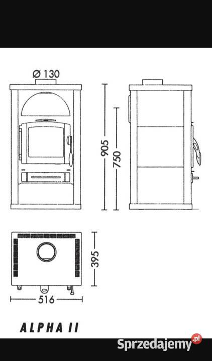 Piecyk kominkowy Alpah II