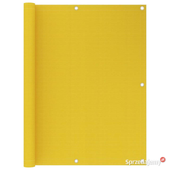 Parawan balkonowy żółty 120x400 HDPE WM311001 mazowieckie Warszawa
