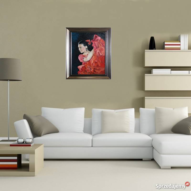 Obraz olejny Hiszpańska tancerka lubelskie Lublin sprzedam