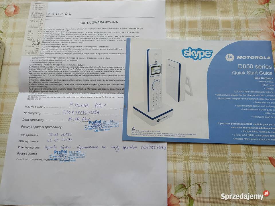 Stary telefon Motorola