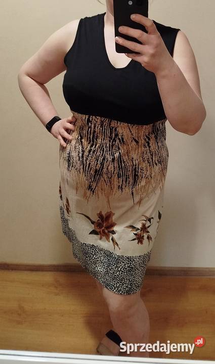 Sukienka na co dzień 4446 Rozmiar 44(XXL) Spódnice i sukienki Biecz