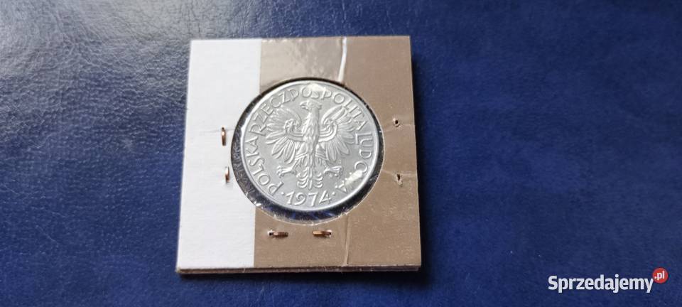 Stare monety 5 złotych 1974 Rybak PRL Polska Antyki, Sztuka, Kolekcje podkarpackie Lesko