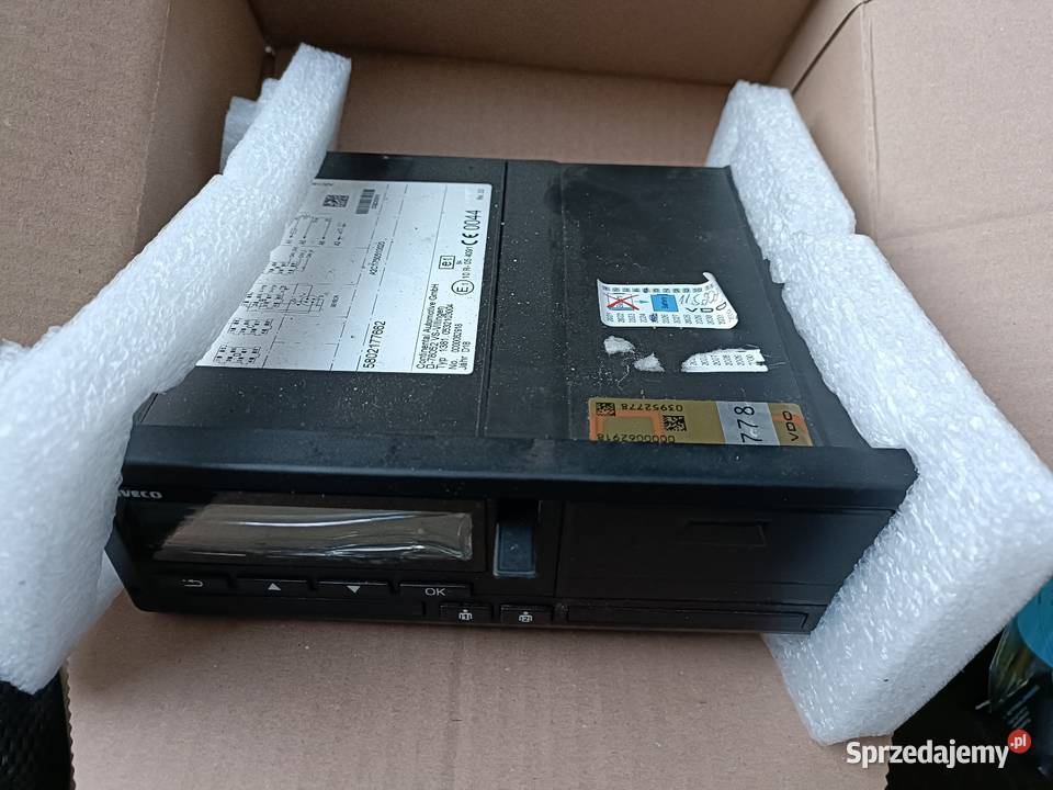 Tachograf 12V oryginalny Iveco 5802177662 dostawcze Racibórz sprzedam