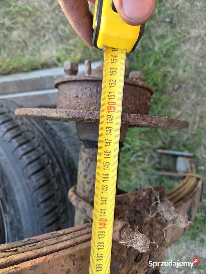 Os z resorami do przyczepki Zaborowice