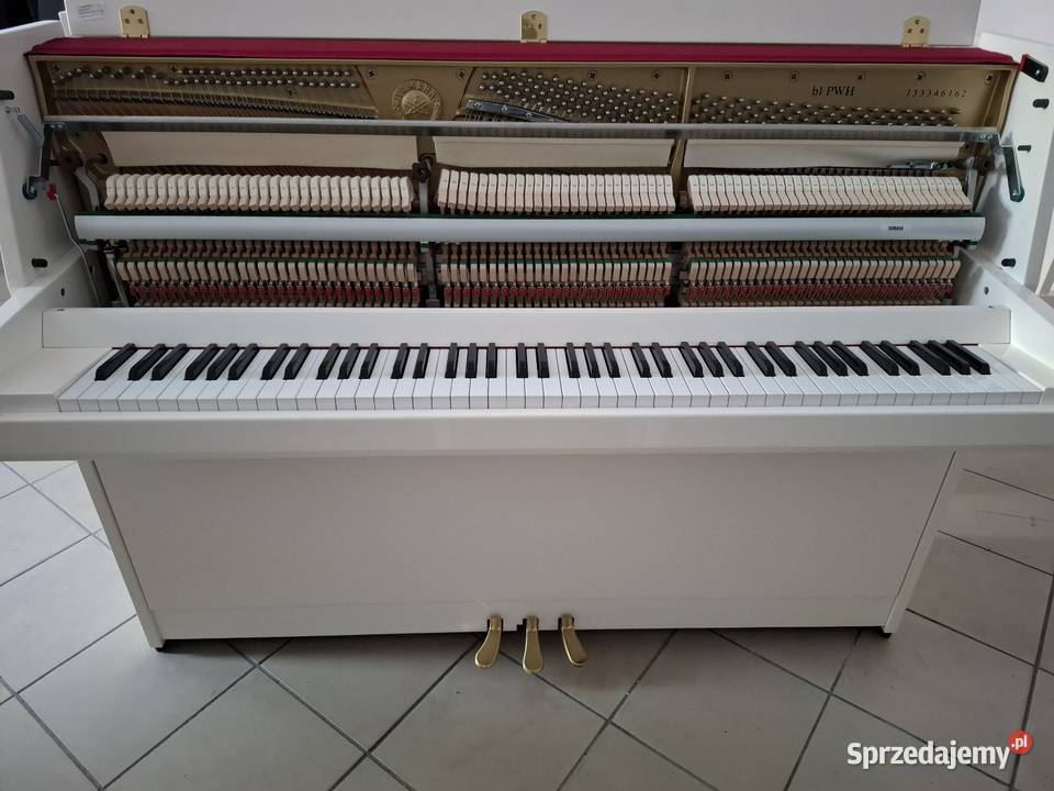 Pianino Yamaha B1 PWH stan fabryczny białe Brzesko