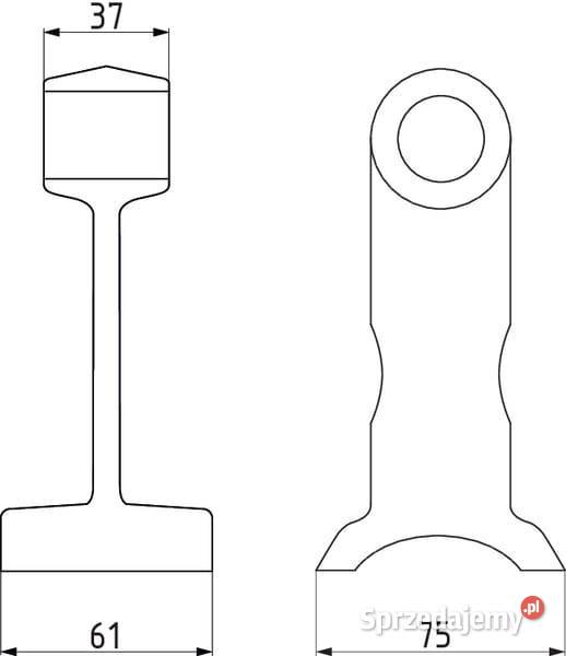 Nóż bijaka 61x2535 mm 1840093 Kamionna