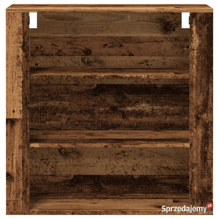 Szafka ścienna stare drewno 80x33x80 WM857087 Pozostałe mazowieckie Warszawa