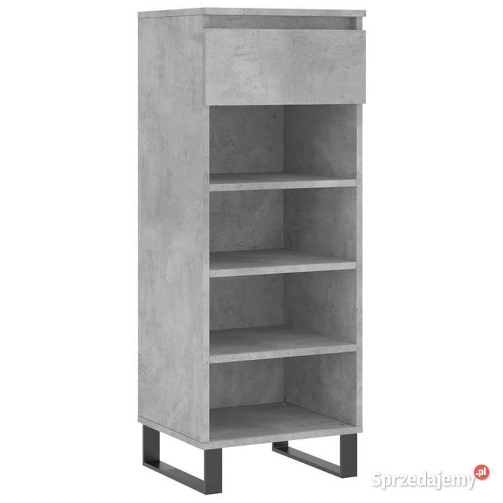 Szafka na buty szarość betonu 40x36x105 WM831472 mazowieckie Warszawa