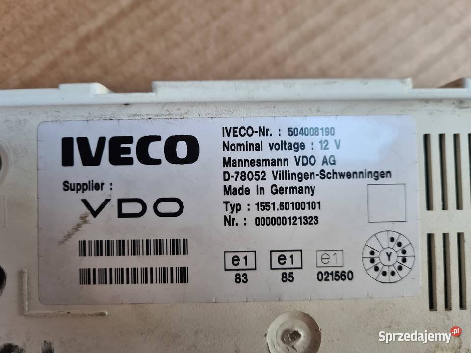 IVECO DAILY 3 9906 licznik zegary dolnośląskie Legnica