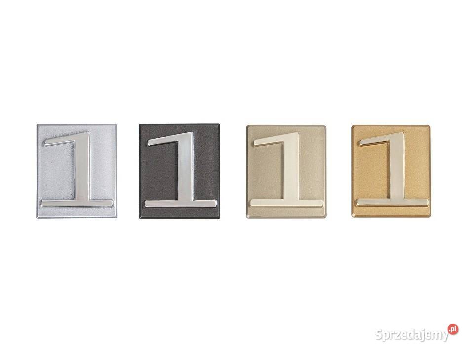 Numerek na drzwi cyfra 1 metalizowany Kotorydz