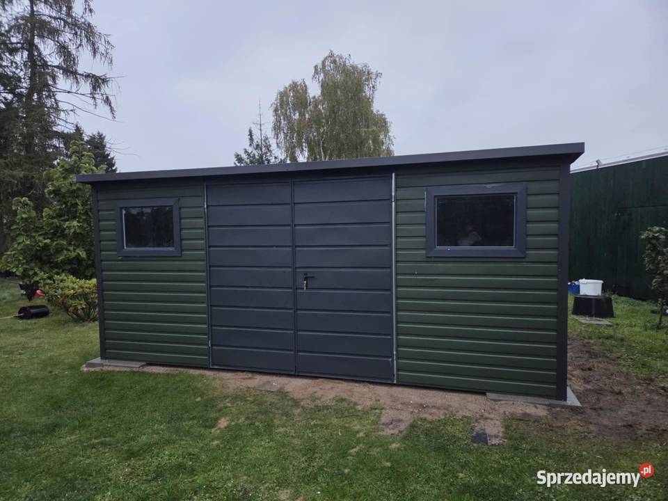 SCHOWEK DOMEK OGRODOWY 6x4m brama 2x okno Opole sprzedam
