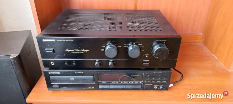 Wzmacniacz Pioneer A337 i odtwarzacz CD Kiernozia