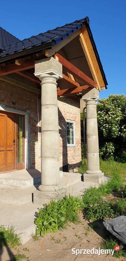 Kolumny betonowe beczkowe stożkowe kwadratowe Ściany i elewacje Siedlce