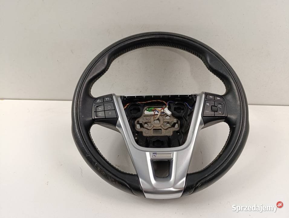VOLVO V60 D2 KIEROWNICA MULTIFUNKCJA SKÓRA R Pozostałe Zbierkowo