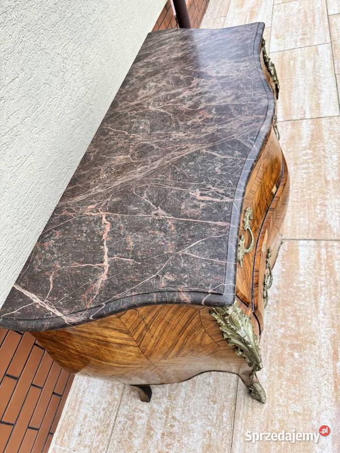 Komoda francuska Ludwik z marmurem gięta mazowieckie Garwolin sprzedam