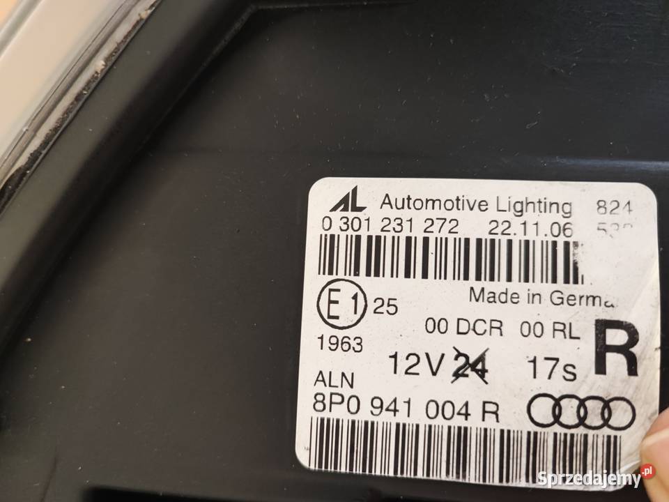 Reflektor Bi XENON prawy przedni do audi a3 8p małopolskie sprzedam