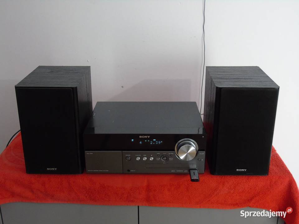 Wieża Sony USB mp3 CD RDS AUX kol sprawna Wieże i miniwieże Jasło