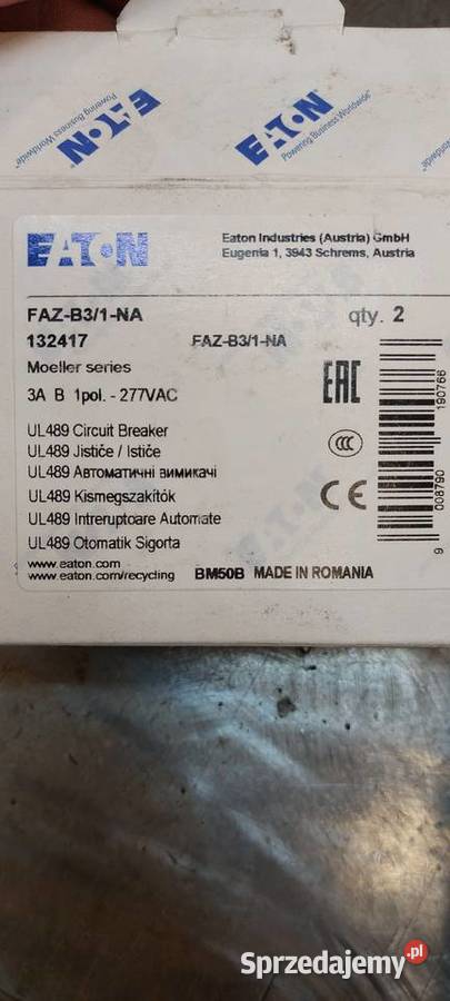 EATON B3 Pozostałe Pszczyna