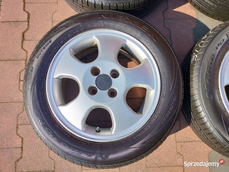 Koła alufelgi i opony 19660 R15 4X100 opel VW Kraków