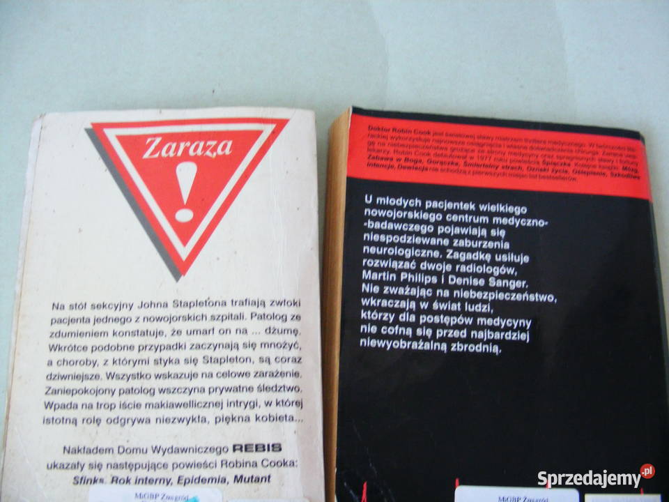 Robin Cook x 2 Zaraza Mózg