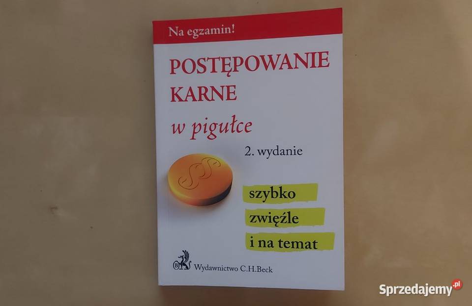 Postępowanie kare w pigułce stan prawny czerwiec Książki naukowe i popularnonaukowe pomorskie sprzedam