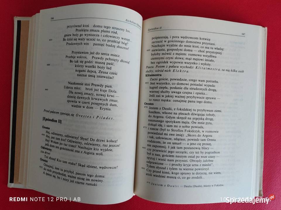 Ajschylos Sofokles Eurypides Antologia tragedii twarda Katowice