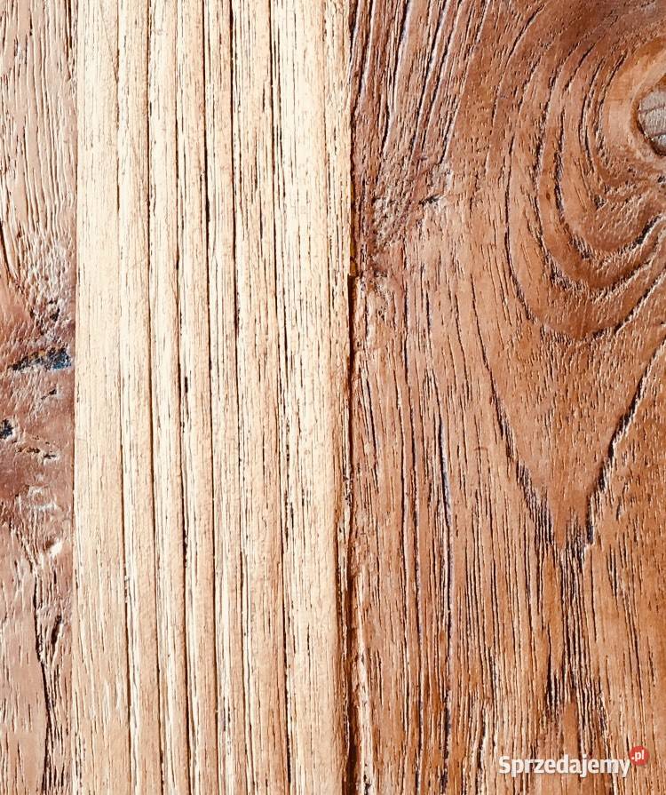 Stół dębowy rustykalny 100cm Stary Brus