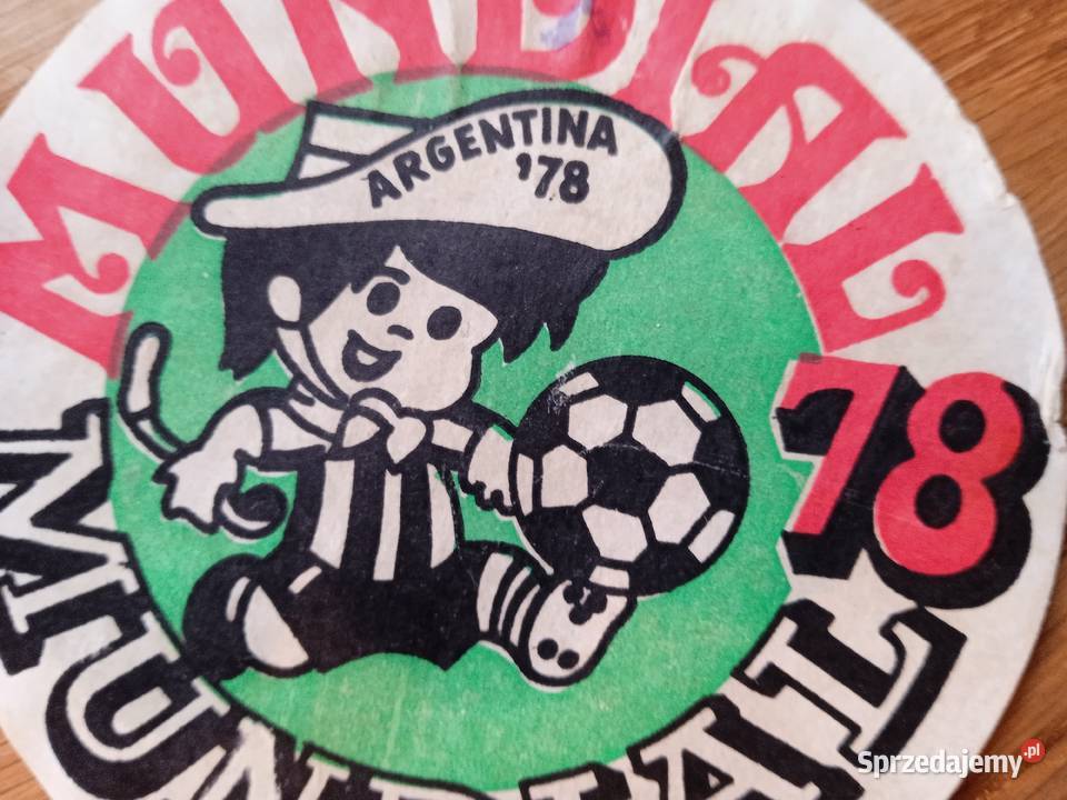 Coś kolekcjonerów oryginalna naklejka Mundial Prochowice