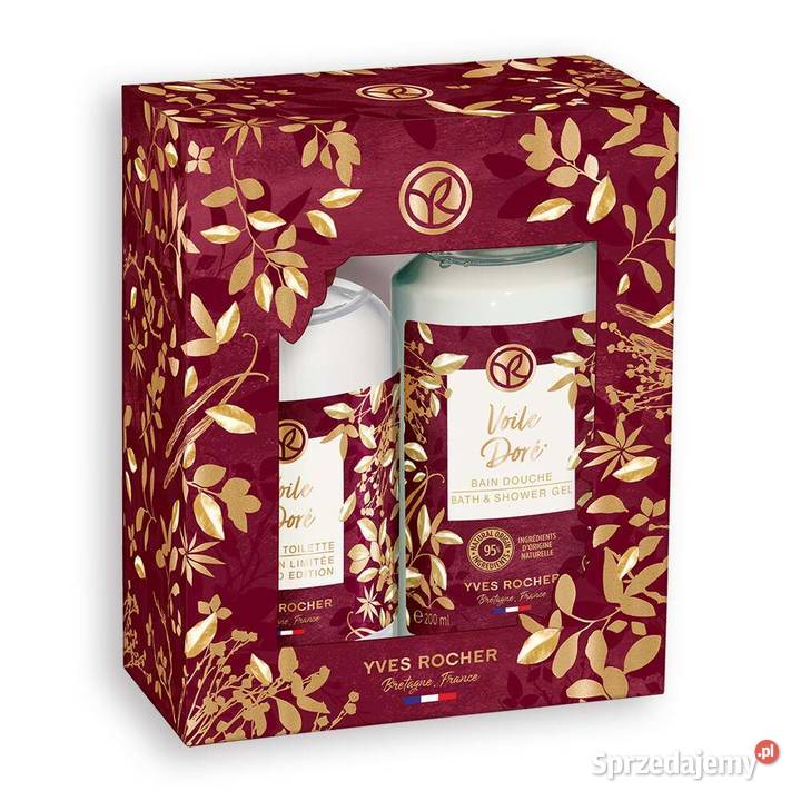 Yves Rocher nowy zestaw VOILE DORE woda żel Dla kobiet Kielce