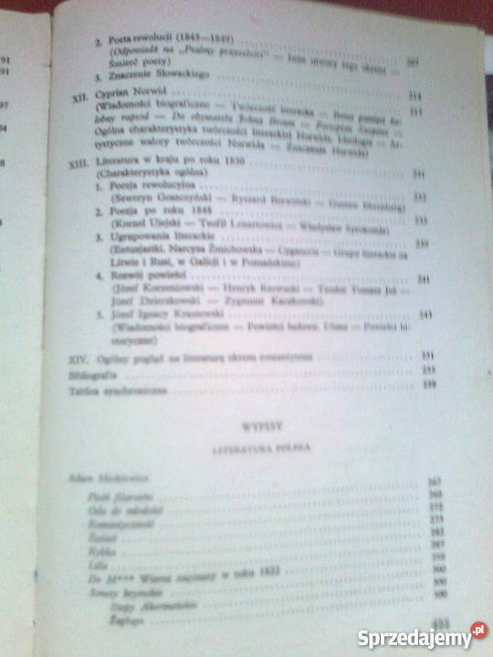 Literatura polska kl LO lata 70 PRL cz1 i cz2 Warszawa