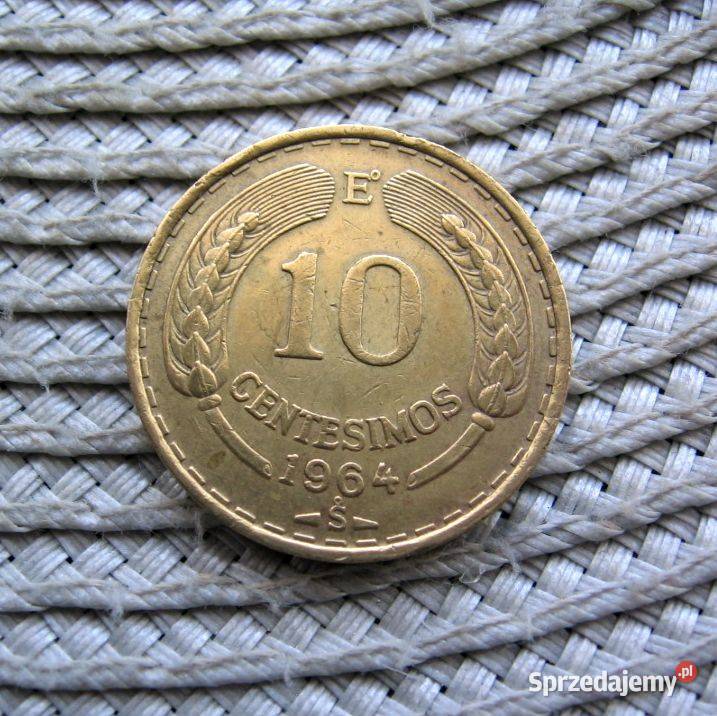 Chile 10 Centesimos 1964r Kalisz