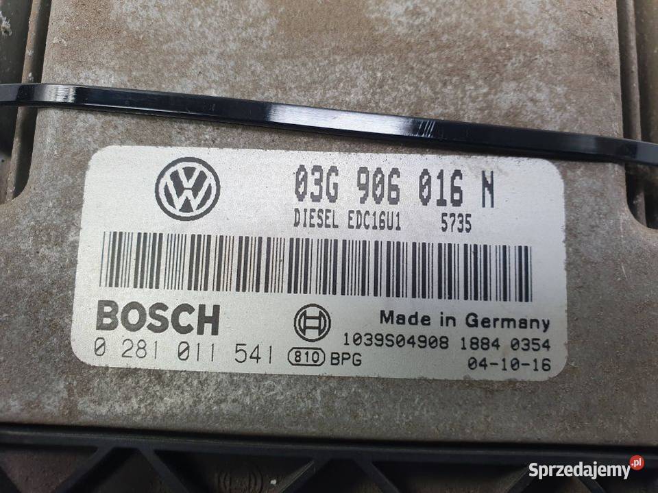 KOMPUTER VOLKSWAGEN CADDY III 03G906016N