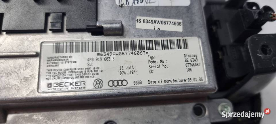 LICZNIK ZEGAR AUDI Q7 Lipno