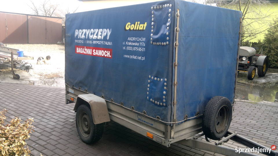 Przyczepa Niewiadów 750 Zarej w 240x125x140 Wodzisław