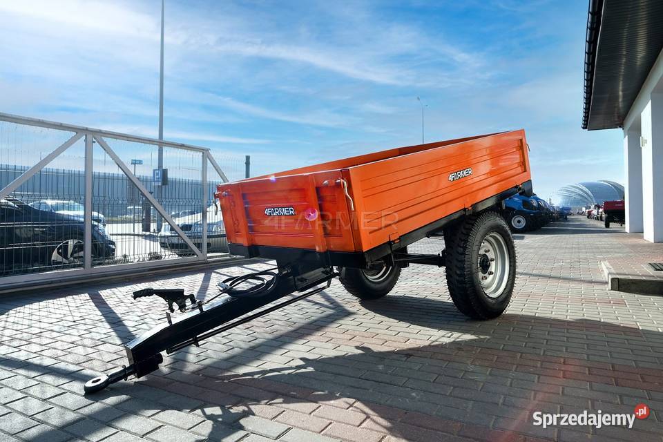 Przyczepa rolnicza jednoosiowa 15T z kiprem Tajęcina sprzedam