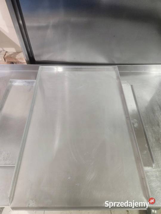 Blacha piekarnicza 3 ranty lita 60x40 aluminium Góra