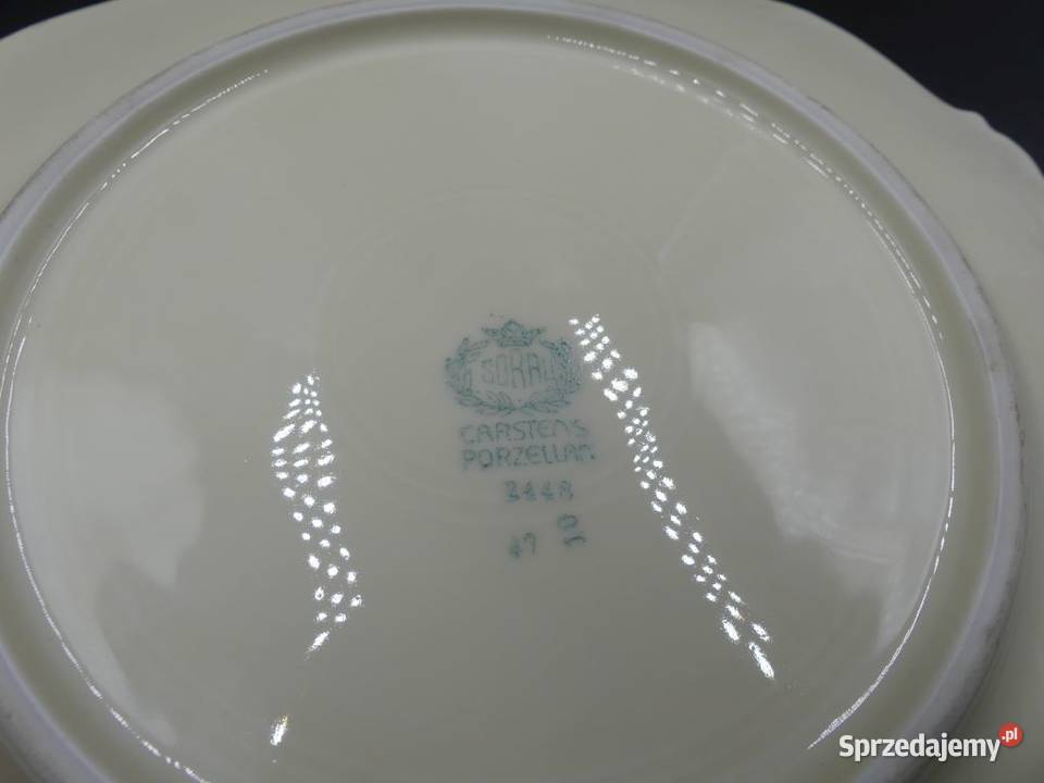 Komplet śniadaniowy Sorau Żary piękne reliefy Poznań