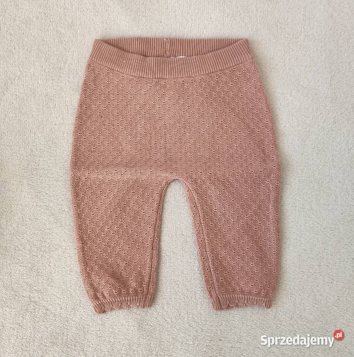 Komplet HM 68 bawełna brudny róż kardigan sweter Szczecin sprzedam