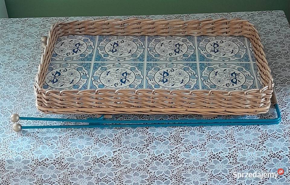 Taca PRL vintage wiklina świeżo odnowiona Rzeszów